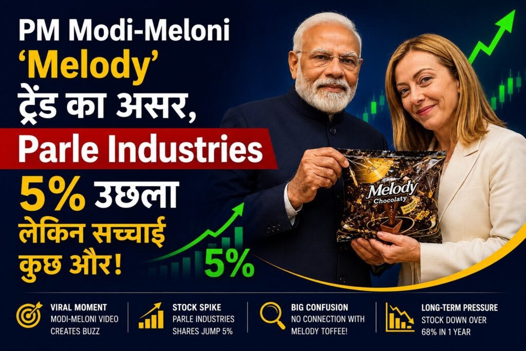 PM Modi–Meloni ‘Melody’ Trend Sparks Rally in Parle Industries Shares
